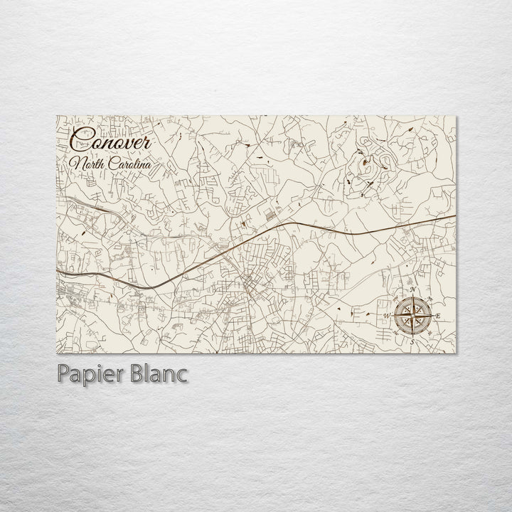 Conover, North Carolina Street Map