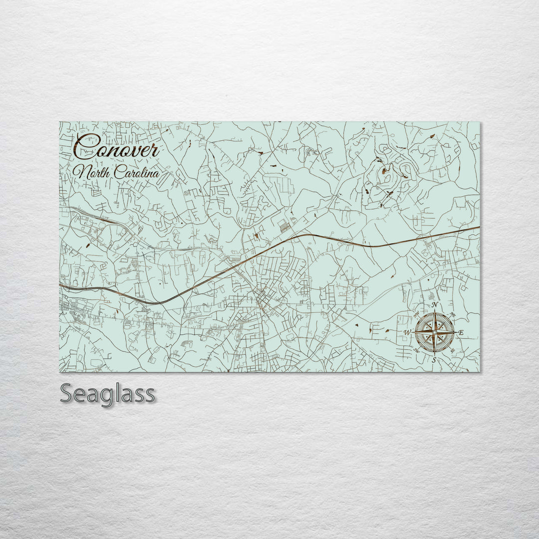 Conover, North Carolina Street Map