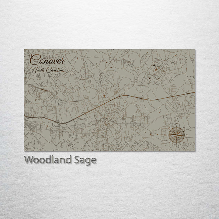 Conover, North Carolina Street Map