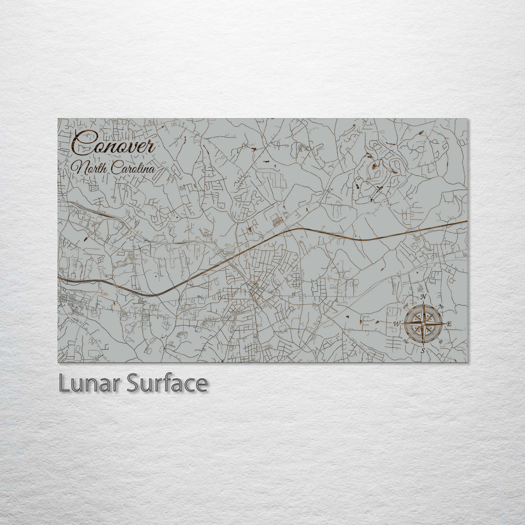 Conover, North Carolina Street Map