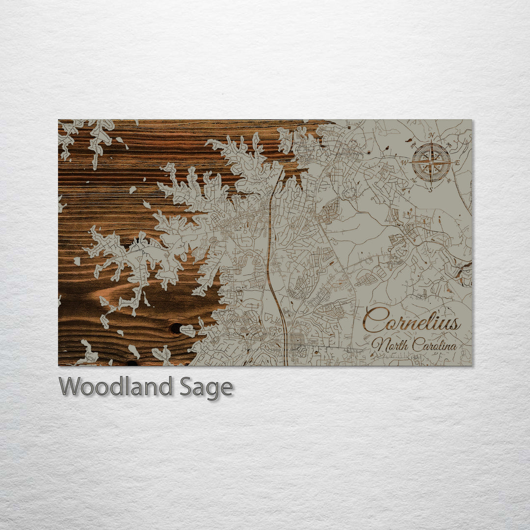 Cornelius, North Carolina Street Map