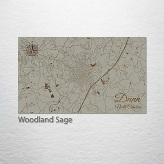 Dunn, North Carolina Street Map
