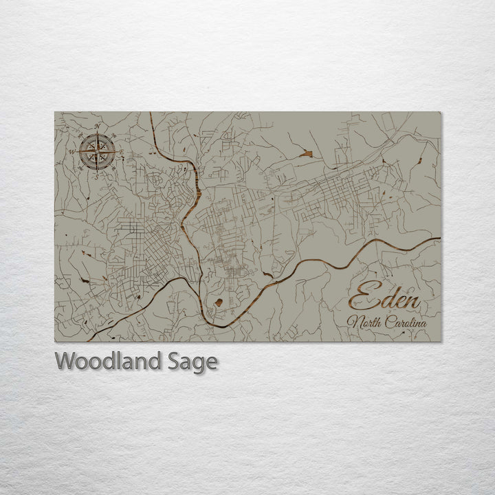 Eden, North Carolina Street Map