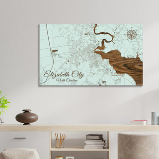 Elizabeth City, North Carolina Street Map