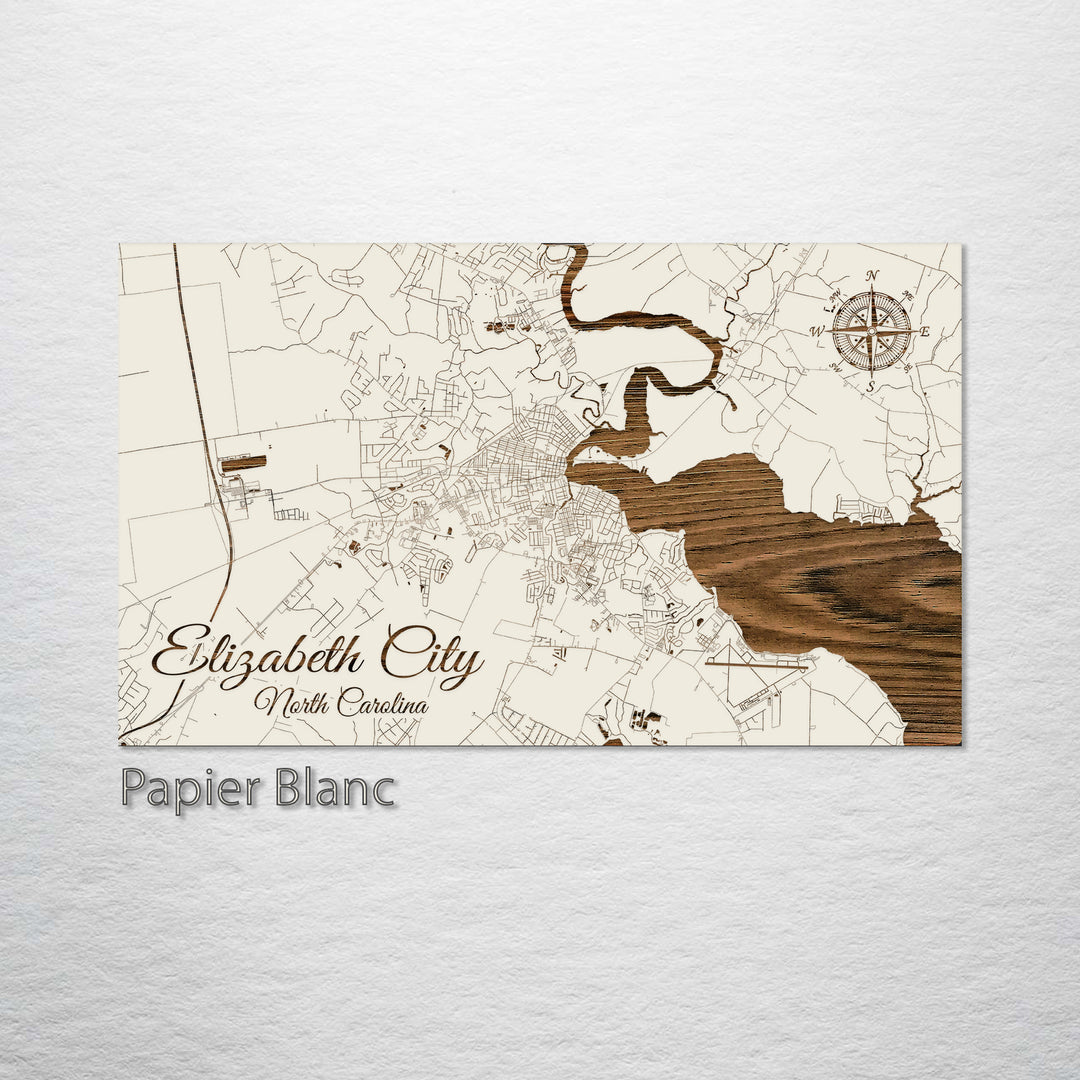 Elizabeth City, North Carolina Street Map