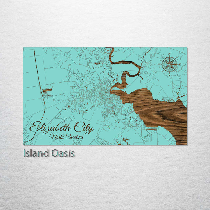 Elizabeth City, North Carolina Street Map