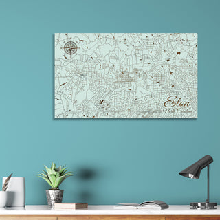 Elon, North Carolina Street Map