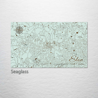 Elon, North Carolina Street Map
