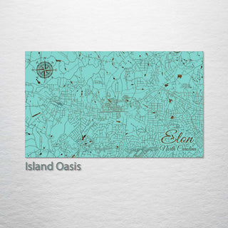 Elon, North Carolina Street Map