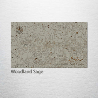 Elon, North Carolina Street Map