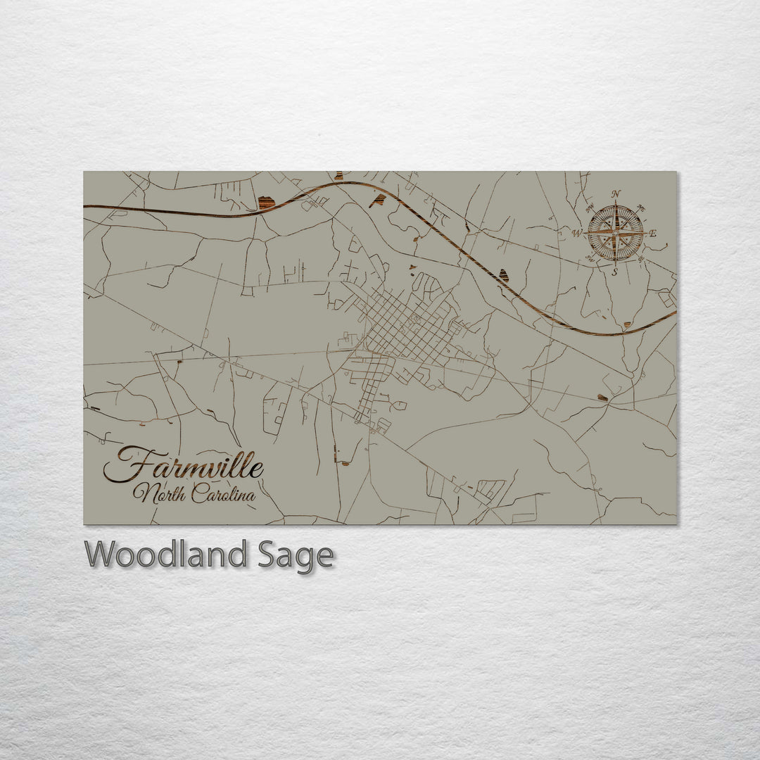 Farmville, North Carolina Street Map