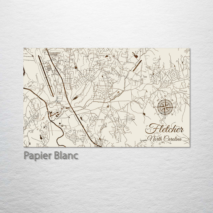 Fletcher, North Carolina Street Map