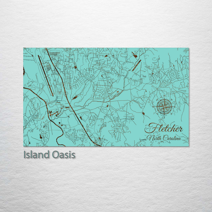 Fletcher, North Carolina Street Map