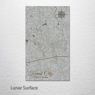 Forest City, North Carolina Street Map