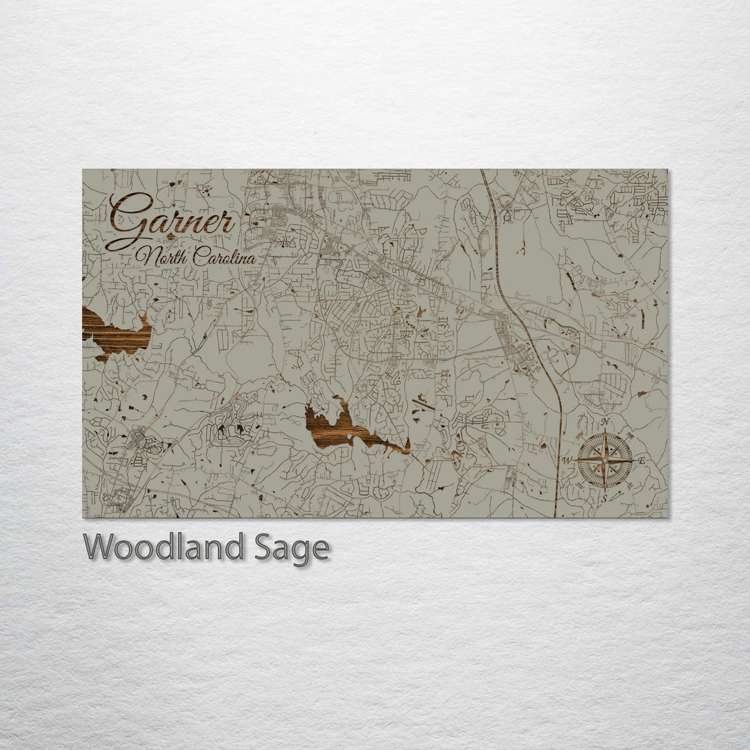 Garner, North Carolina Street Map