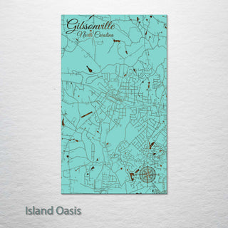 Gibsonville, North Carolina Street Map