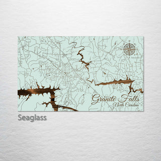 Granite Falls, North Carolina Street Map