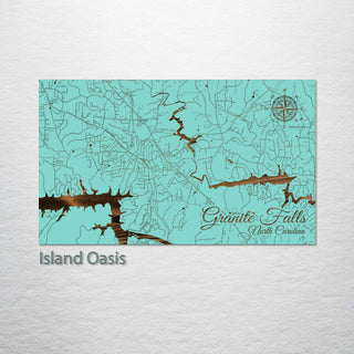 Granite Falls, North Carolina Street Map