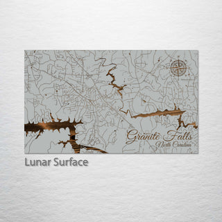 Granite Falls, North Carolina Street Map