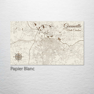 Greenville, North Carolina Street Map