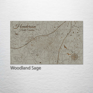 Henderson, North Carolina Street Map