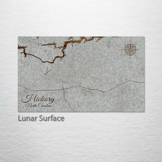 Hickory, North Carolina Street Map