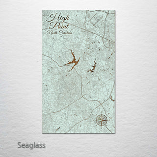 High Point, North Carolina Street Map