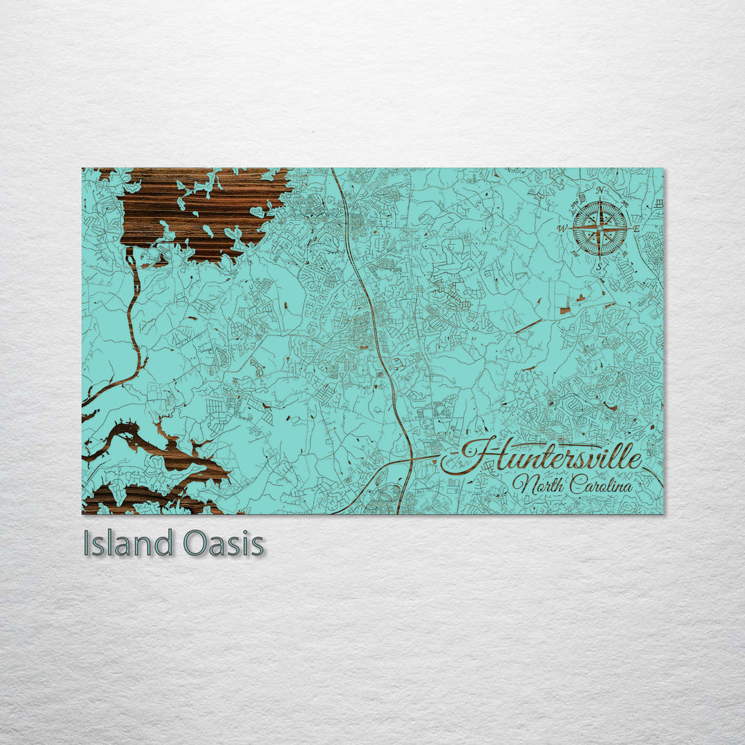 Huntersville, North Carolina Street Map