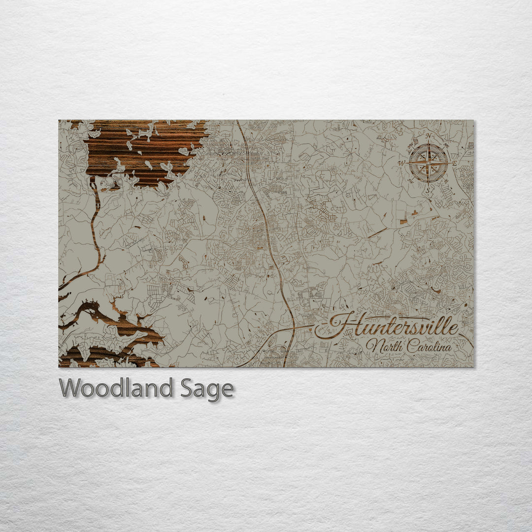 Huntersville, North Carolina Street Map