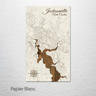 Jacksonville, North Carolina Street Map
