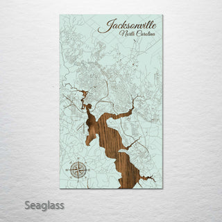 Jacksonville, North Carolina Street Map