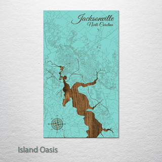 Jacksonville, North Carolina Street Map