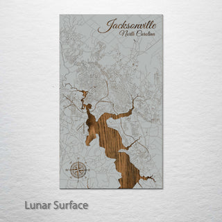 Jacksonville, North Carolina Street Map