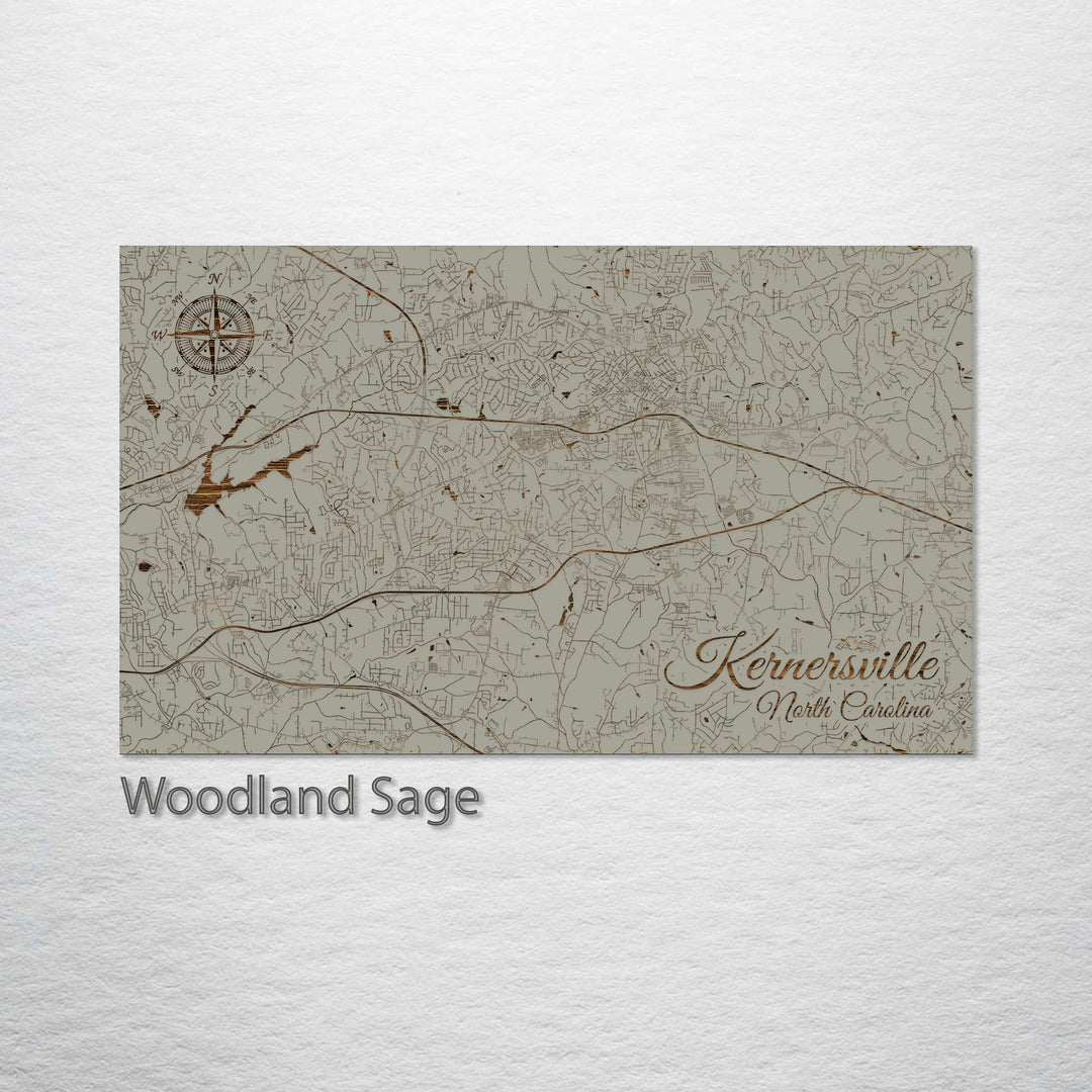 Kernersville, North Carolina Street Map