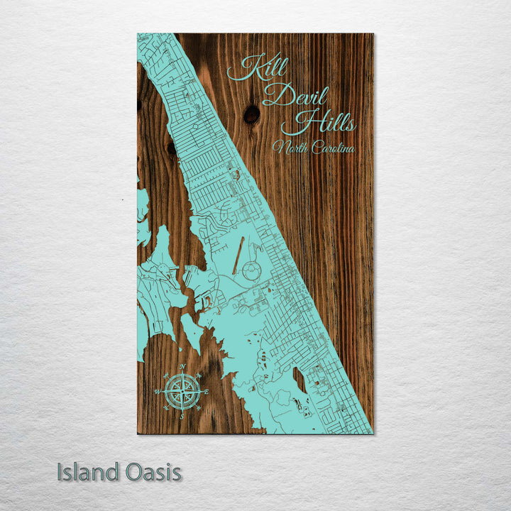 Kill Devil Hills, North Carolina Street Map