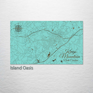 Kings Mountain, North Carolina Street Map