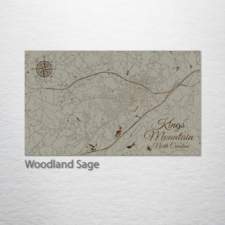 Kings Mountain, North Carolina Street Map