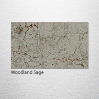 Knightdale, North Carolina Street Map
