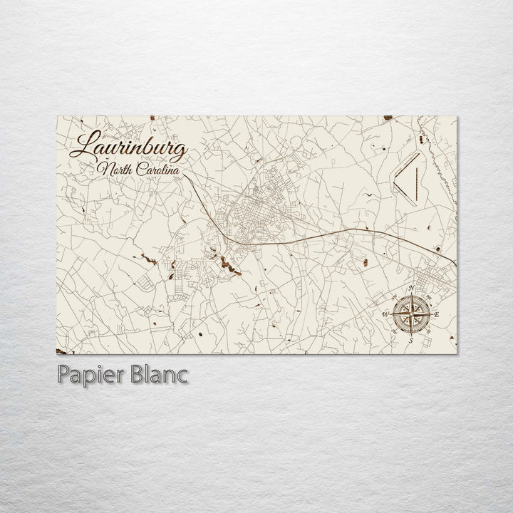 Laurinburg, North Carolina Street Map