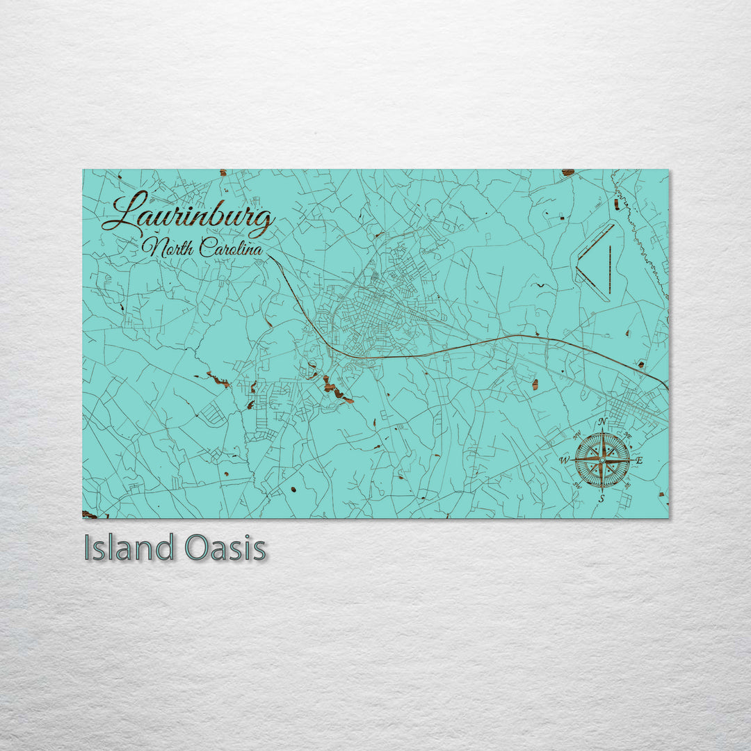 Laurinburg, North Carolina Street Map