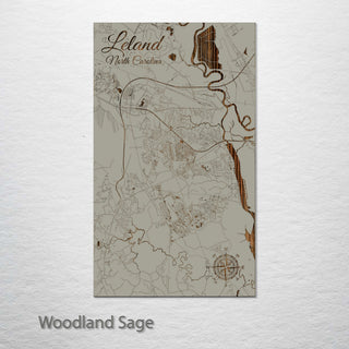 Leland, North Carolina Street Map
