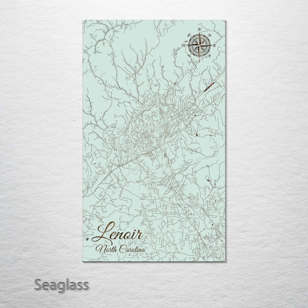 Lenoir, North Carolina Street Map