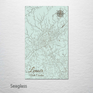 Lenoir, North Carolina Street Map