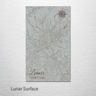 Lenoir, North Carolina Street Map