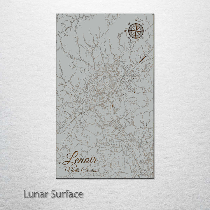 Lenoir, North Carolina Street Map