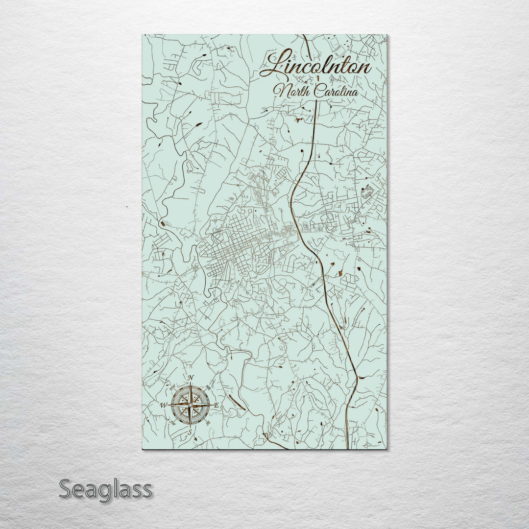 Lincolnton, North Carolina Street Map