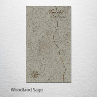 Lincolnton, North Carolina Street Map