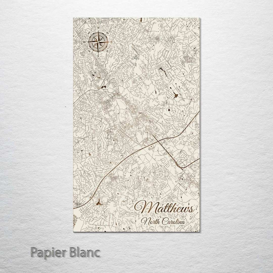 Matthews, North Carolina Street Map