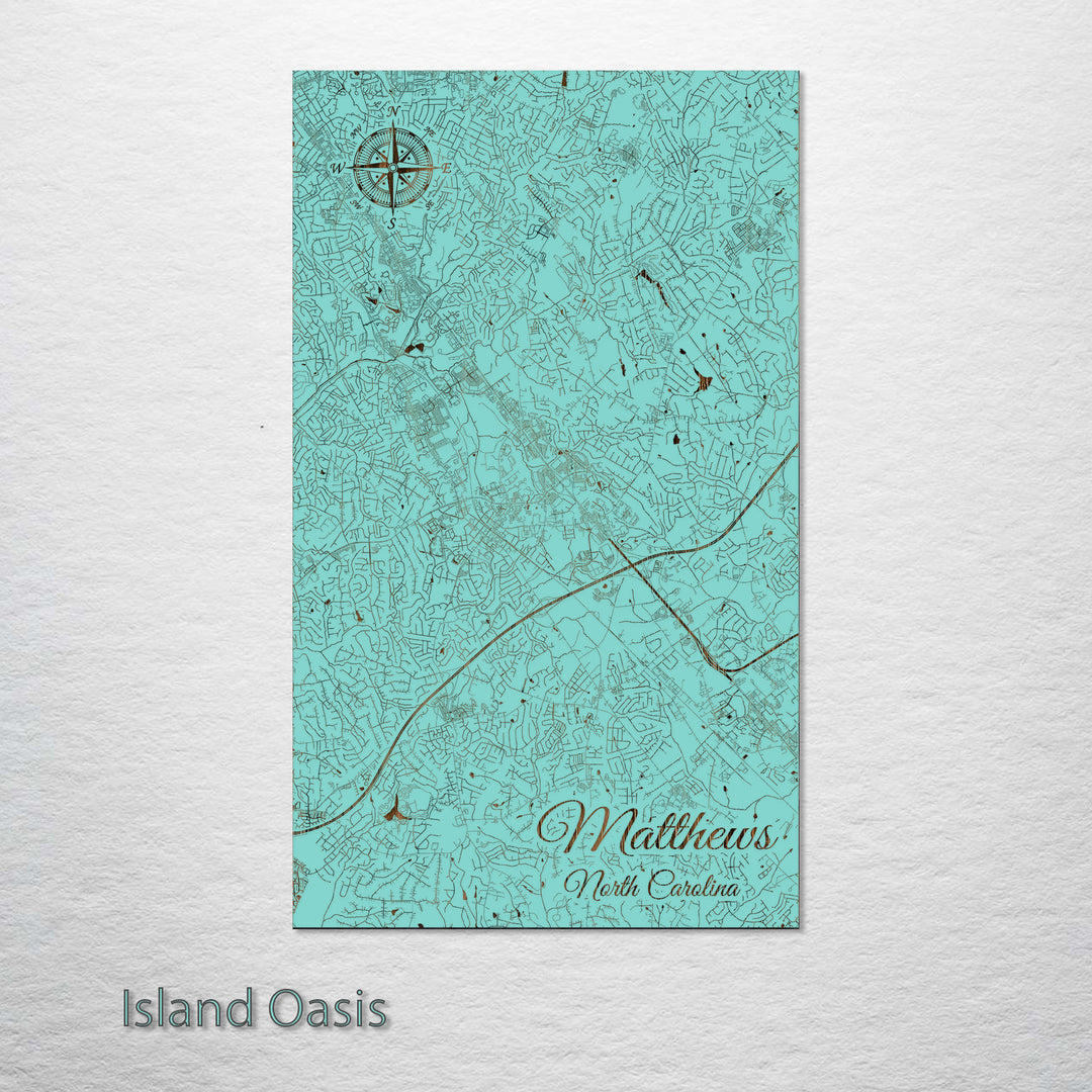 Matthews, North Carolina Street Map