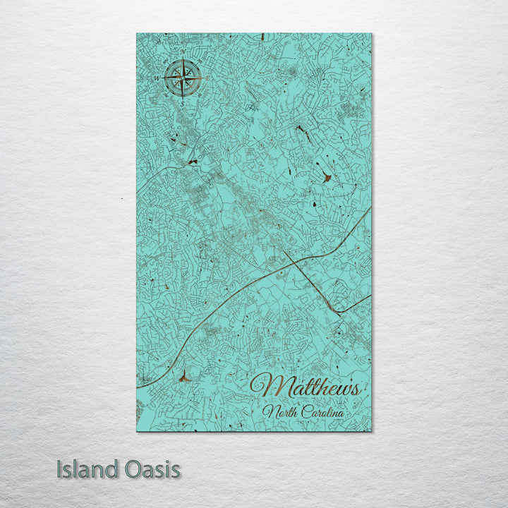 Matthews, North Carolina Street Map